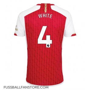 Arsenal Ben White #4 Replik Heimtrikot 2023-24 Kurzarm